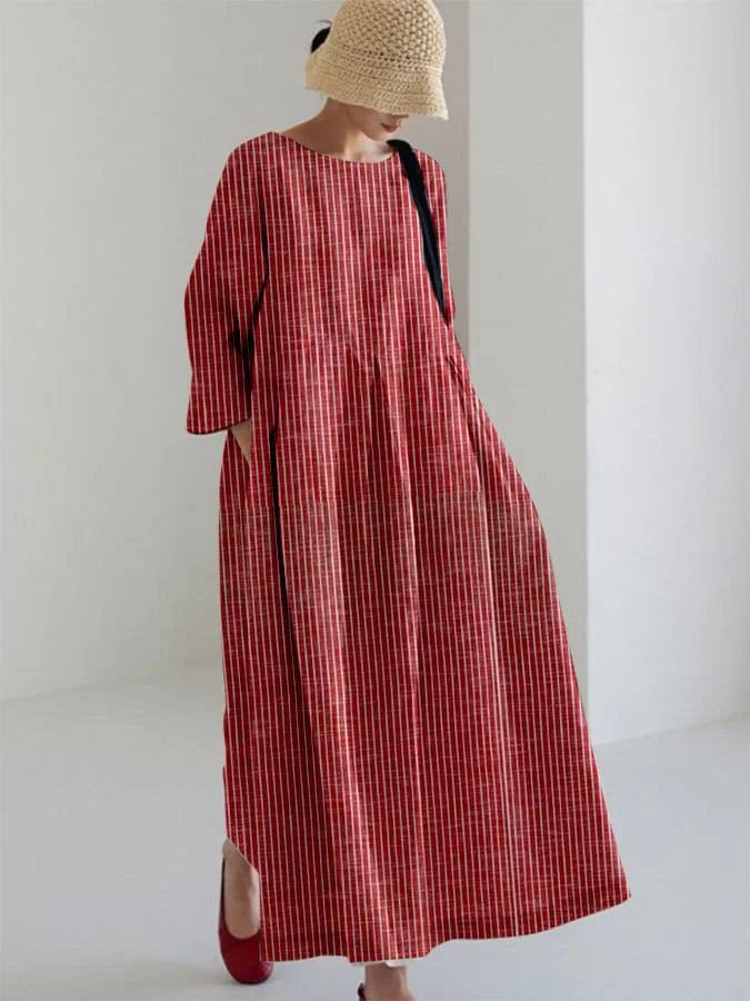 Vintage-Charm Summer Dress