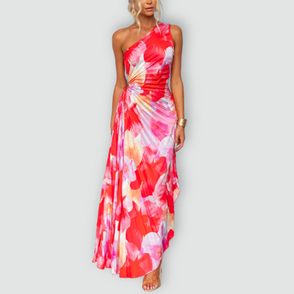 Chic One-Shoulder Summer Dress