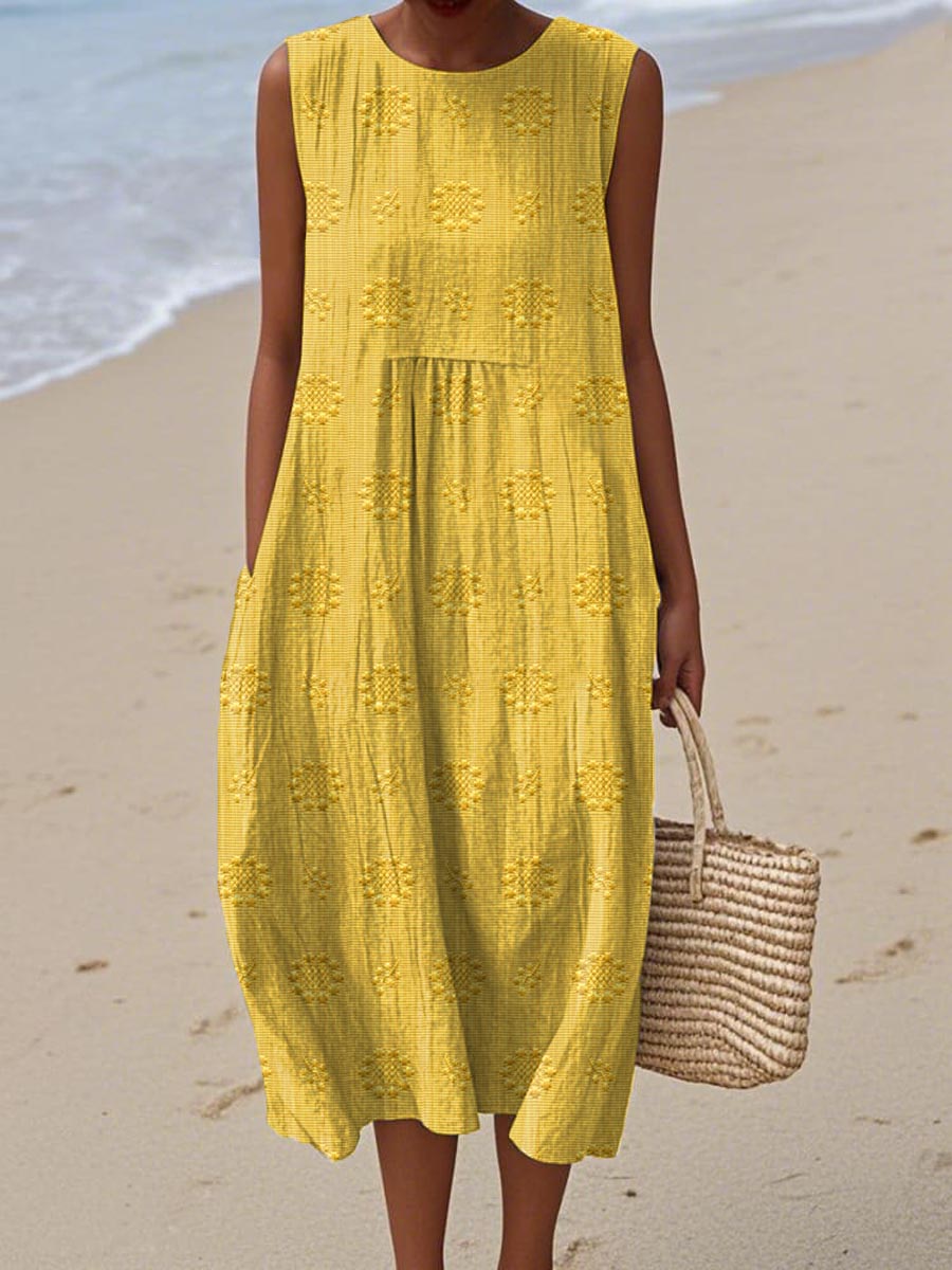 Elegant-Breeze Summer Dress