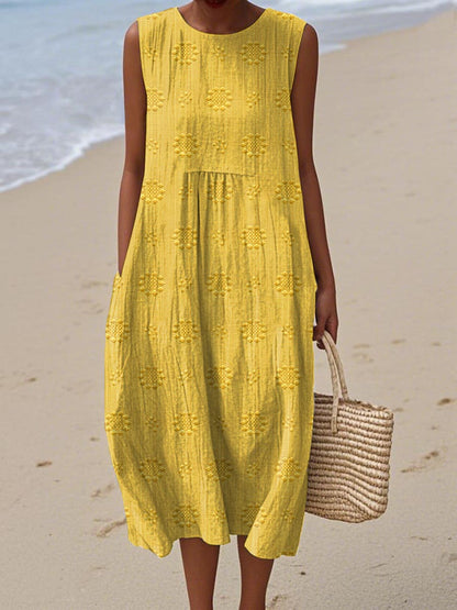 Elegant-Breeze Summer Dress