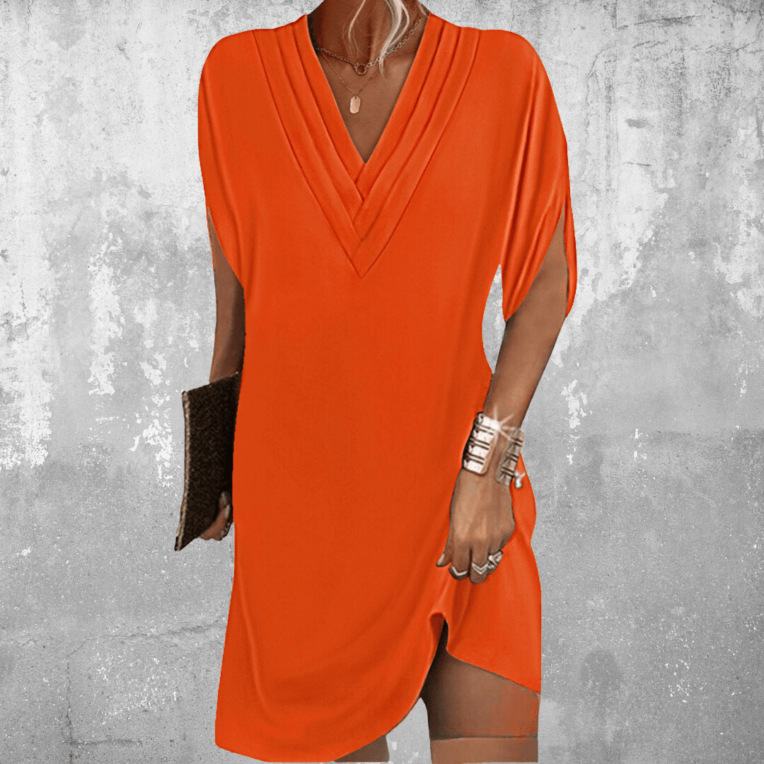 Elegant Curve-Enhancing Tummy Cover Dress