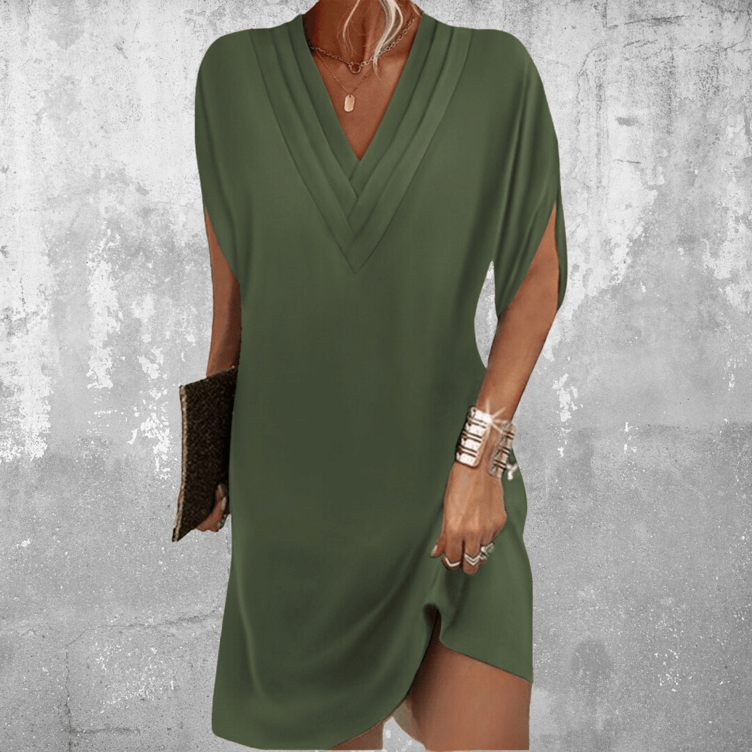 Elegant Curve-Enhancing Tummy Cover Dress