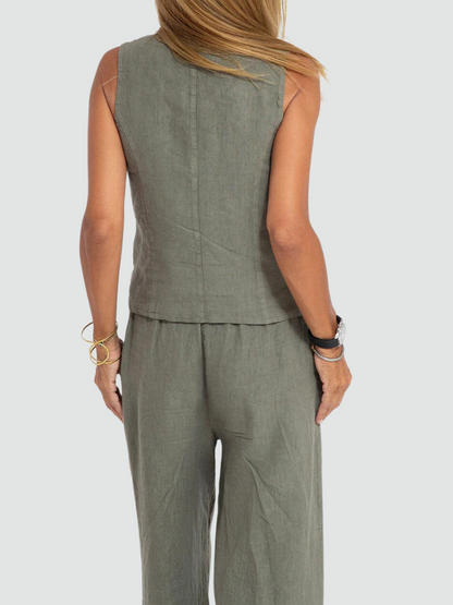 Effortless Chic Cotton-Linen Set