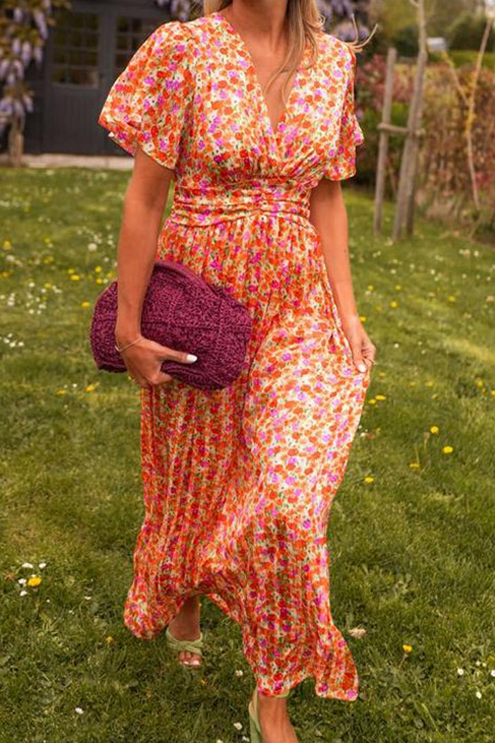 Elegant Floral Maxi Dress