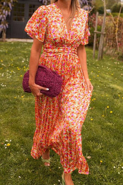 Elegant Floral Maxi Dress