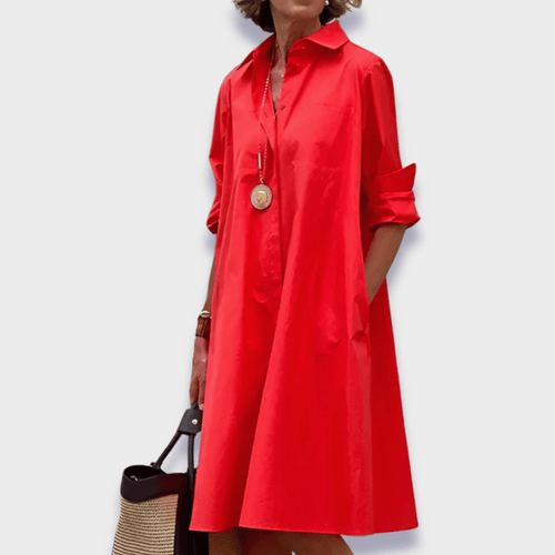 Effortless Elegance Polo Dress