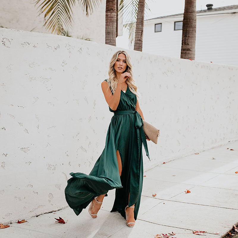 Elegant Halter Summer Dress