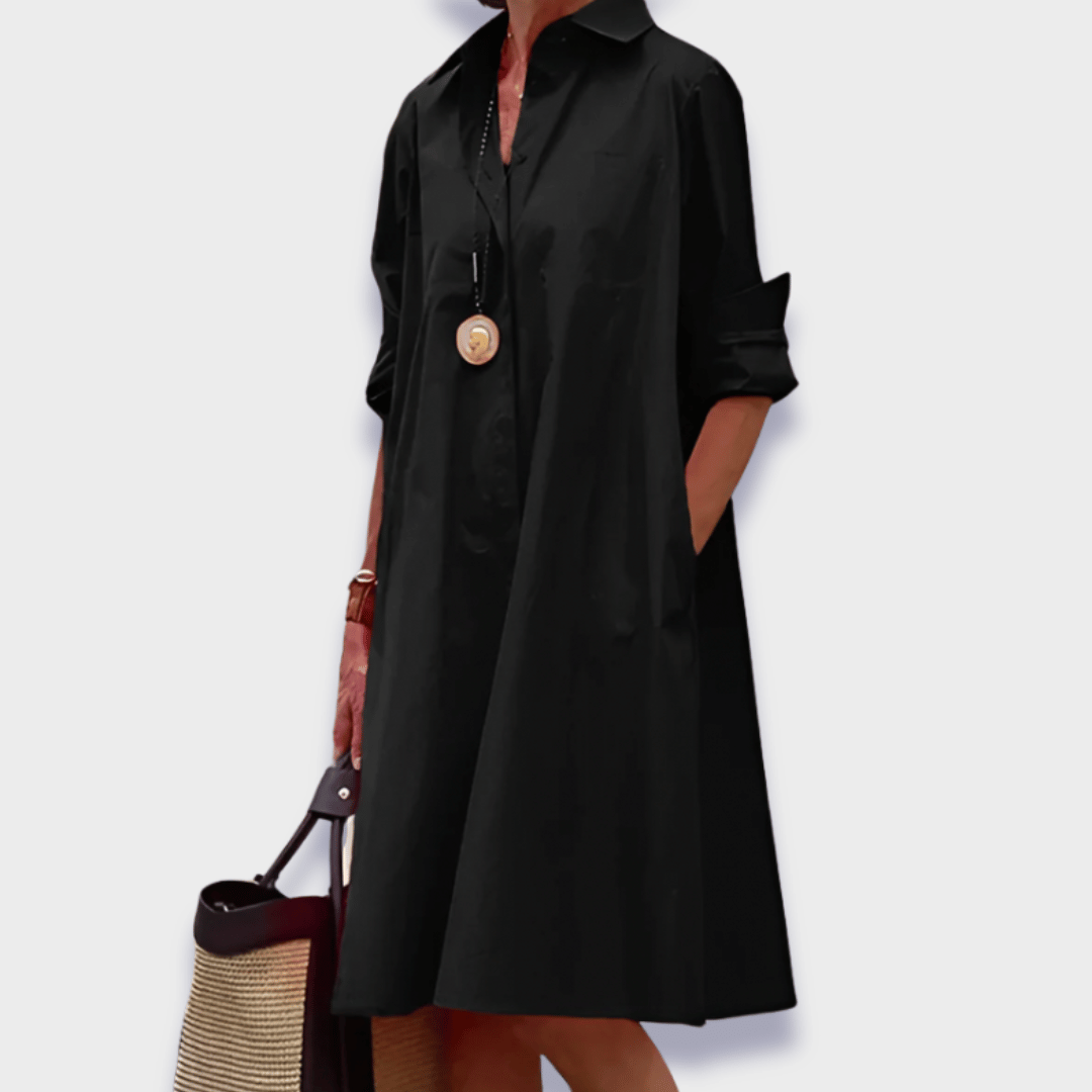Effortless Elegance Polo Dress