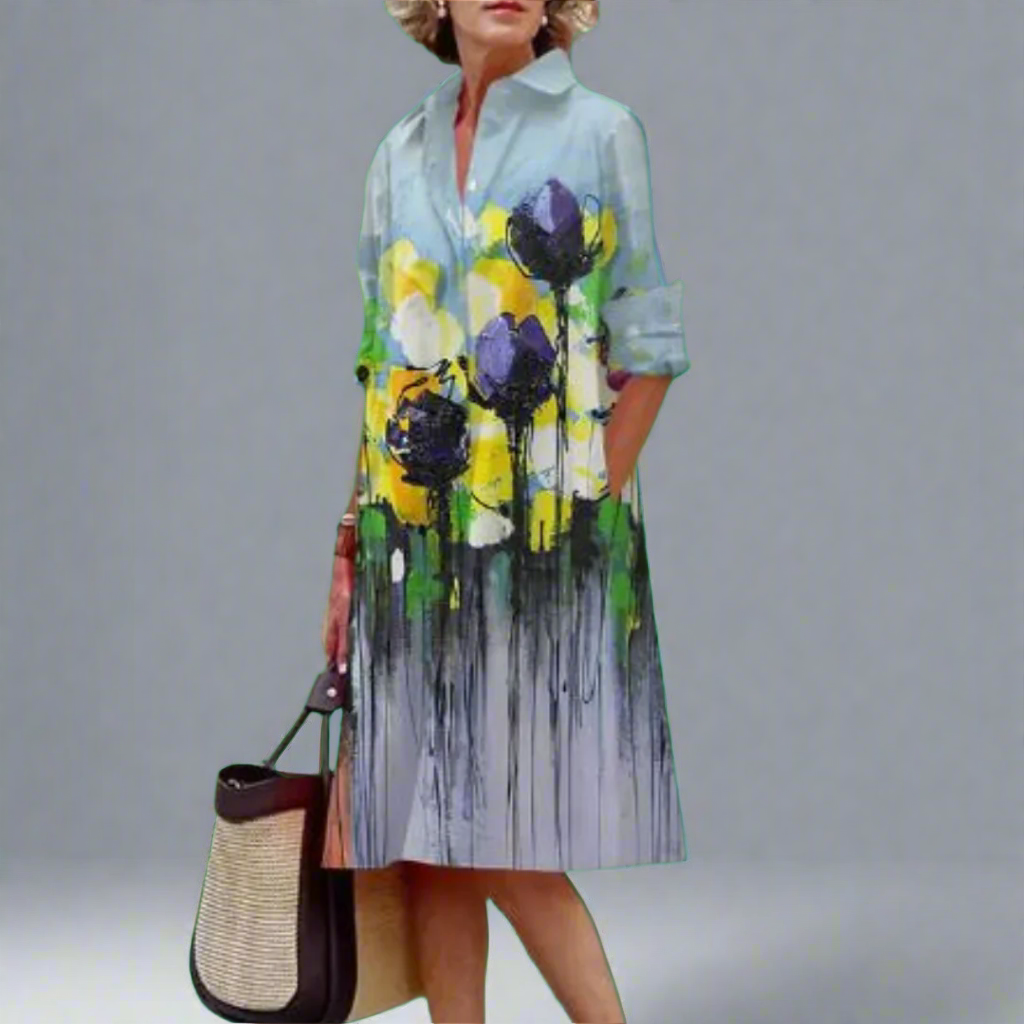 Elegant Comfort Midi Dress