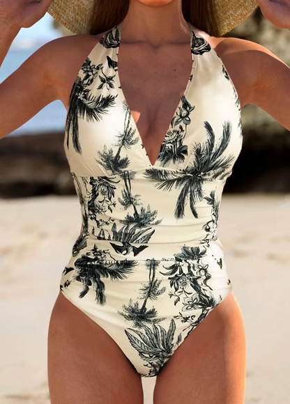 Floral Elegance Swimwear
