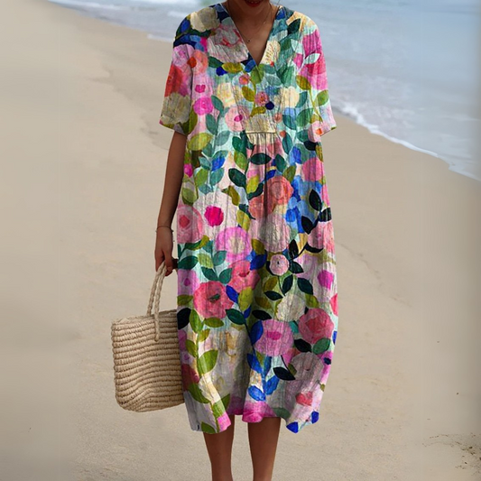 Breezy Floral Summer Dress