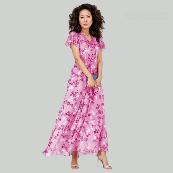 Flattering Tummy-Hiding Summer Dress