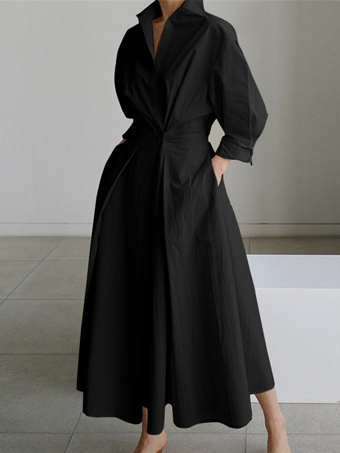 Elegant Flowing Long Dress