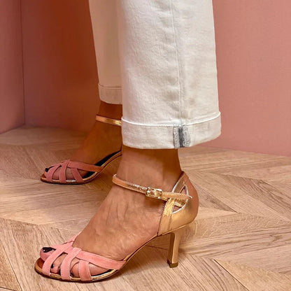 Elegant High-Strap Sandals