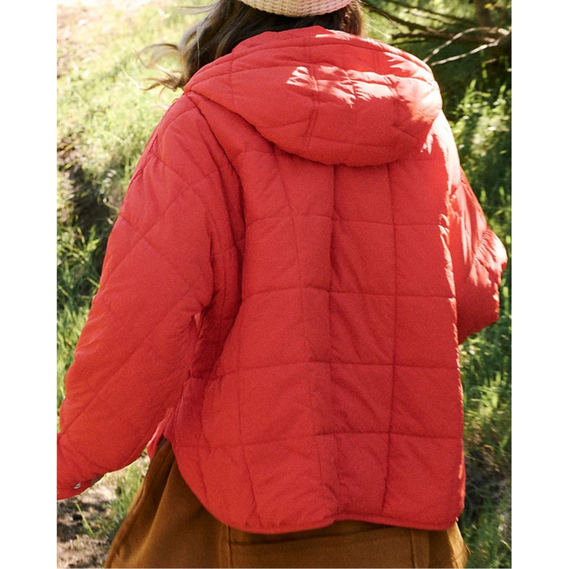Water-Resistant Hooded Pullover
