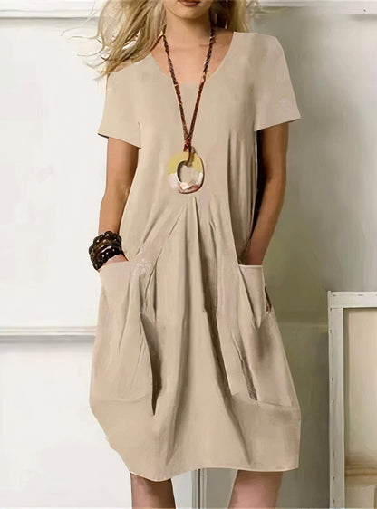 Elegant Comfort A-Line Dress