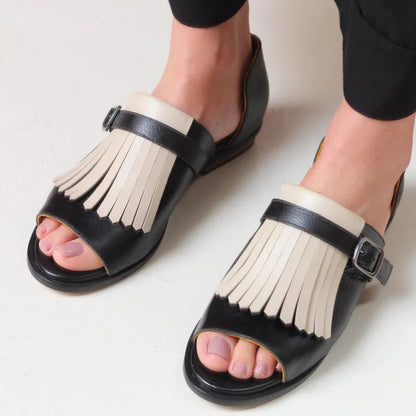 Chic Comfort Fringe Sandals