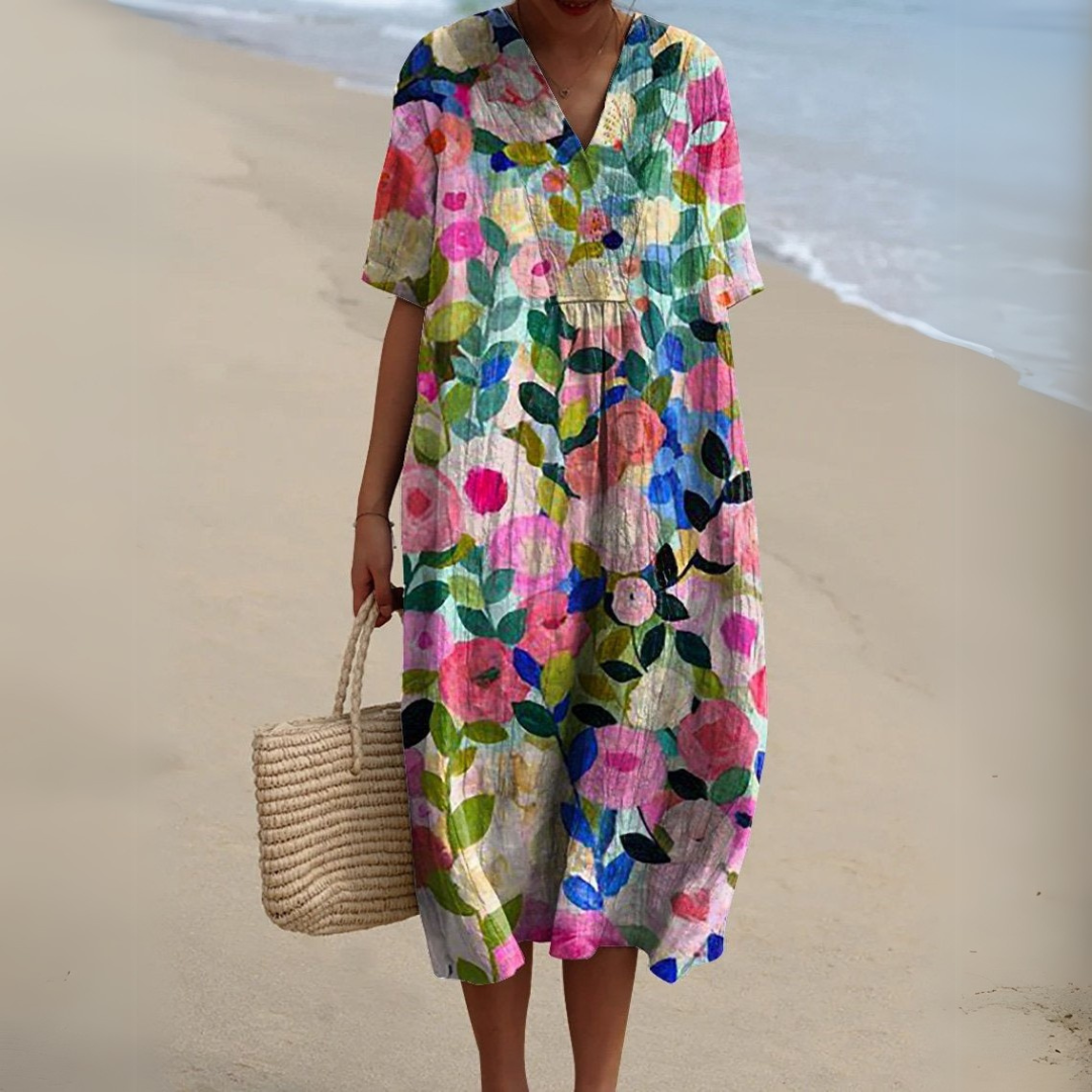Breezy Floral Summer Dress