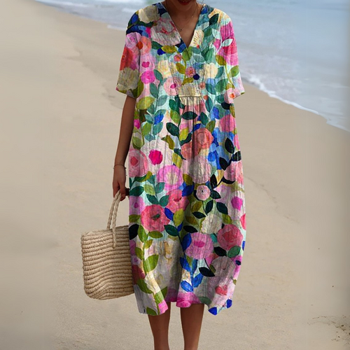 Breezy Floral Summer Dress