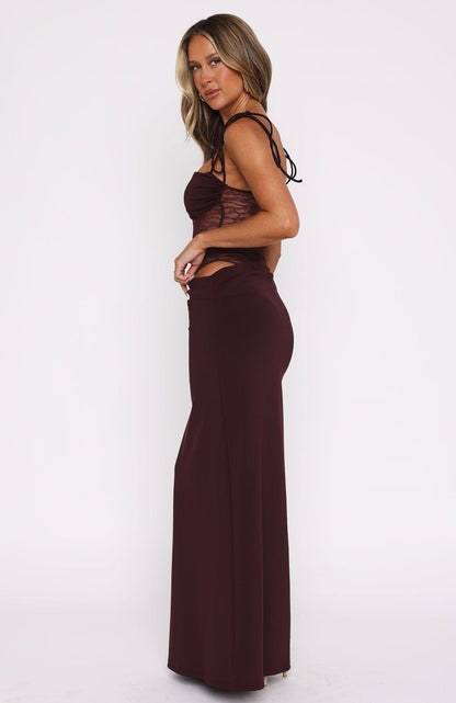 Lemon Elegance Maxi Dress