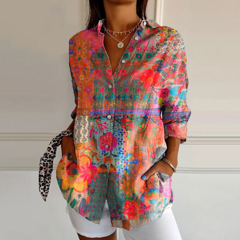 Elegant Floral Blouse