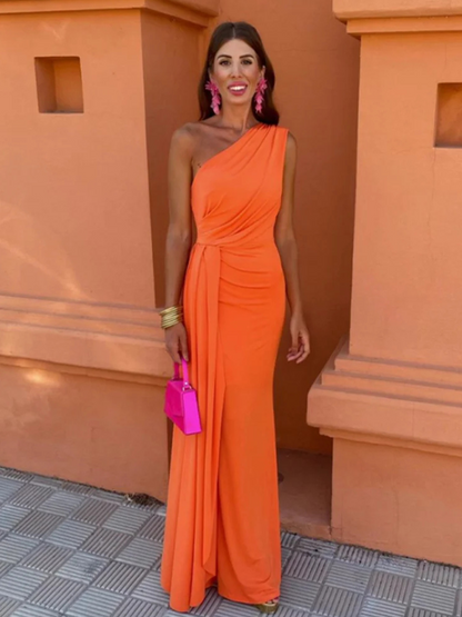 Elegant Sculpting Maxi Dress