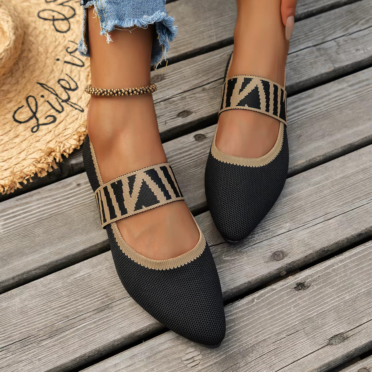 Comfort-Mesh Flats
