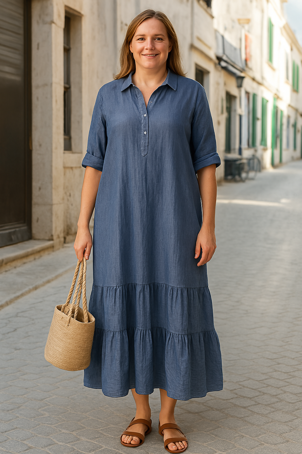 Soft-Touch Maxi Dress