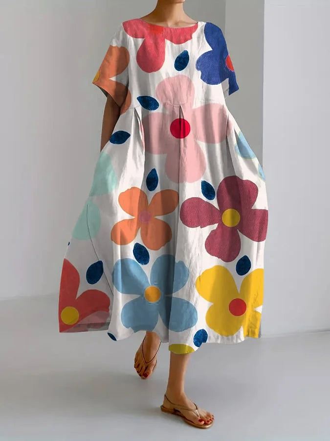 Serene Floral Dress