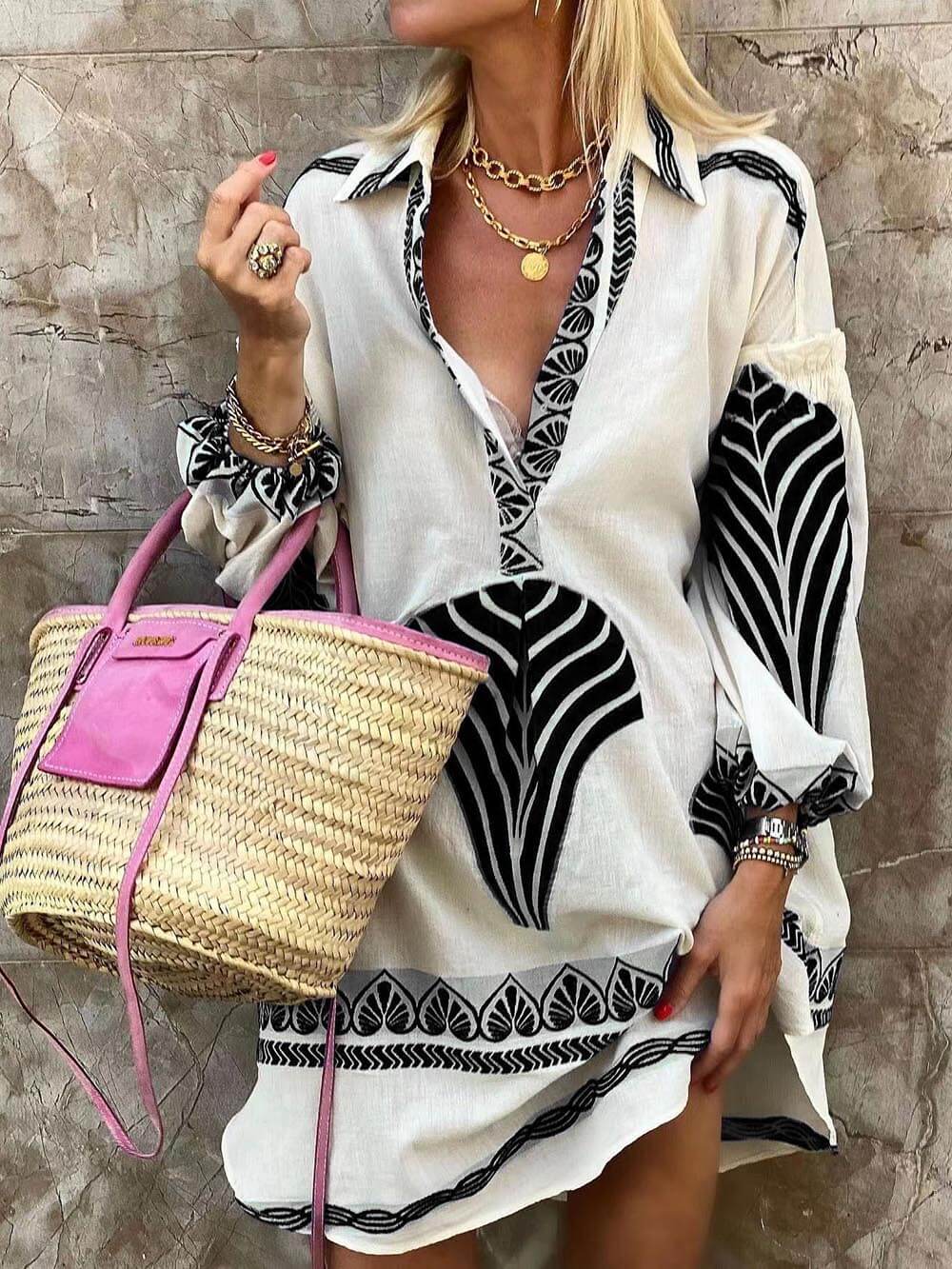 Holiday Chic Comfort Dress