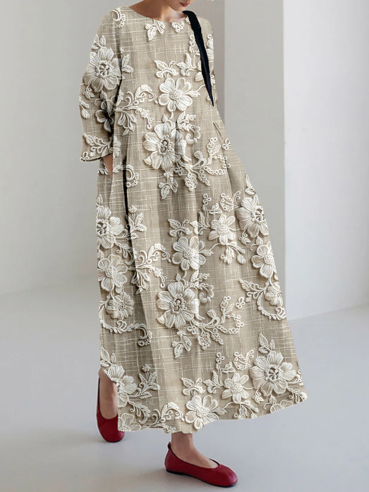 Romantic Floral Maxi for All-Day Comfort
