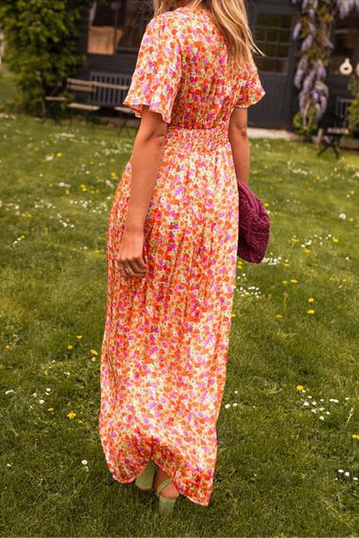 Elegant Floral Maxi Dress