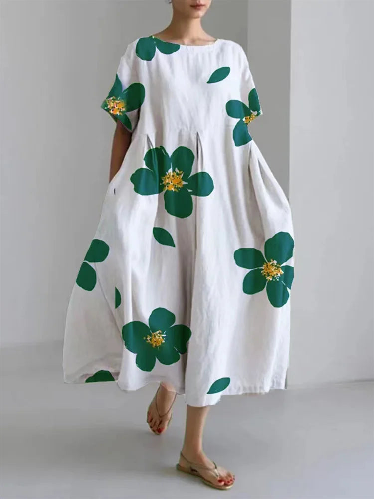 Elegant Floral Summer Dress