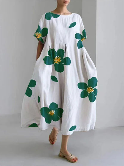 Elegant Floral Summer Dress