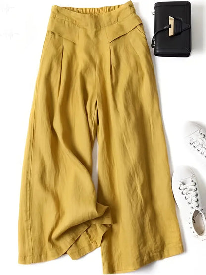 Easy-Care Viscose Trousers