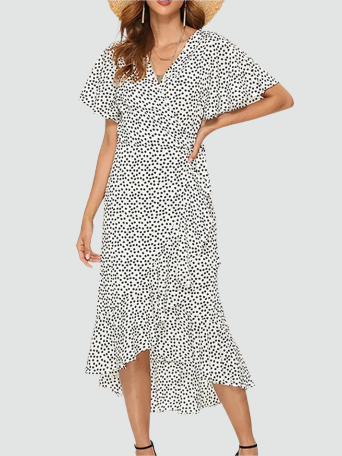Elegant Boho Floral Summer Dress