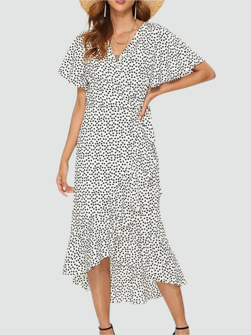 Elegant Boho Floral Summer Dress