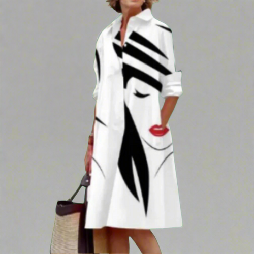 Sophisticated Silhouette Dress