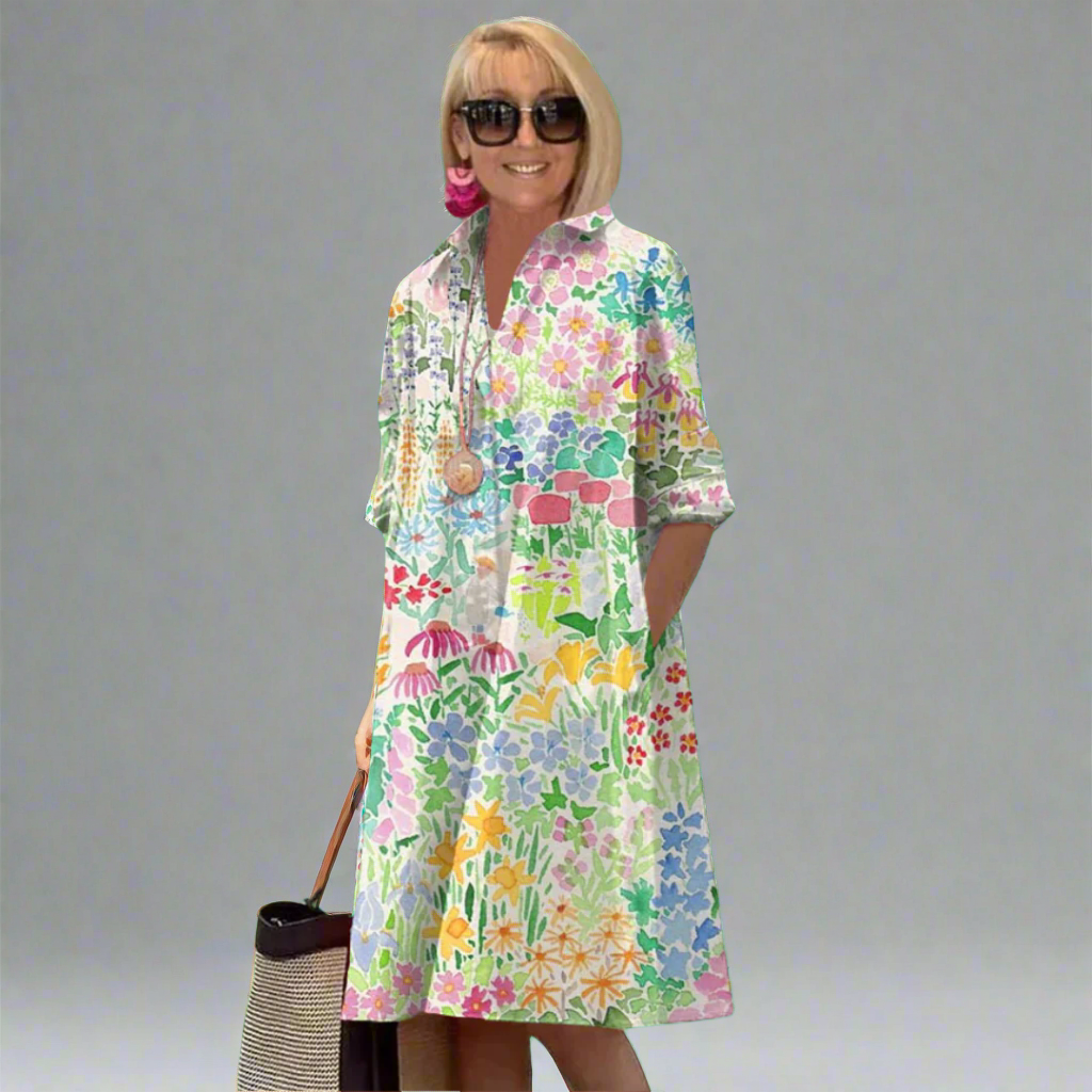 Luxe Floral Summer Dress