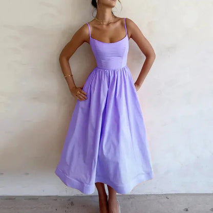 Figure-Flattering Boat Neck Dress