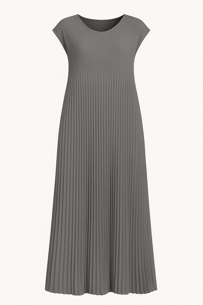 Flowy Pleated Maxi Dress
