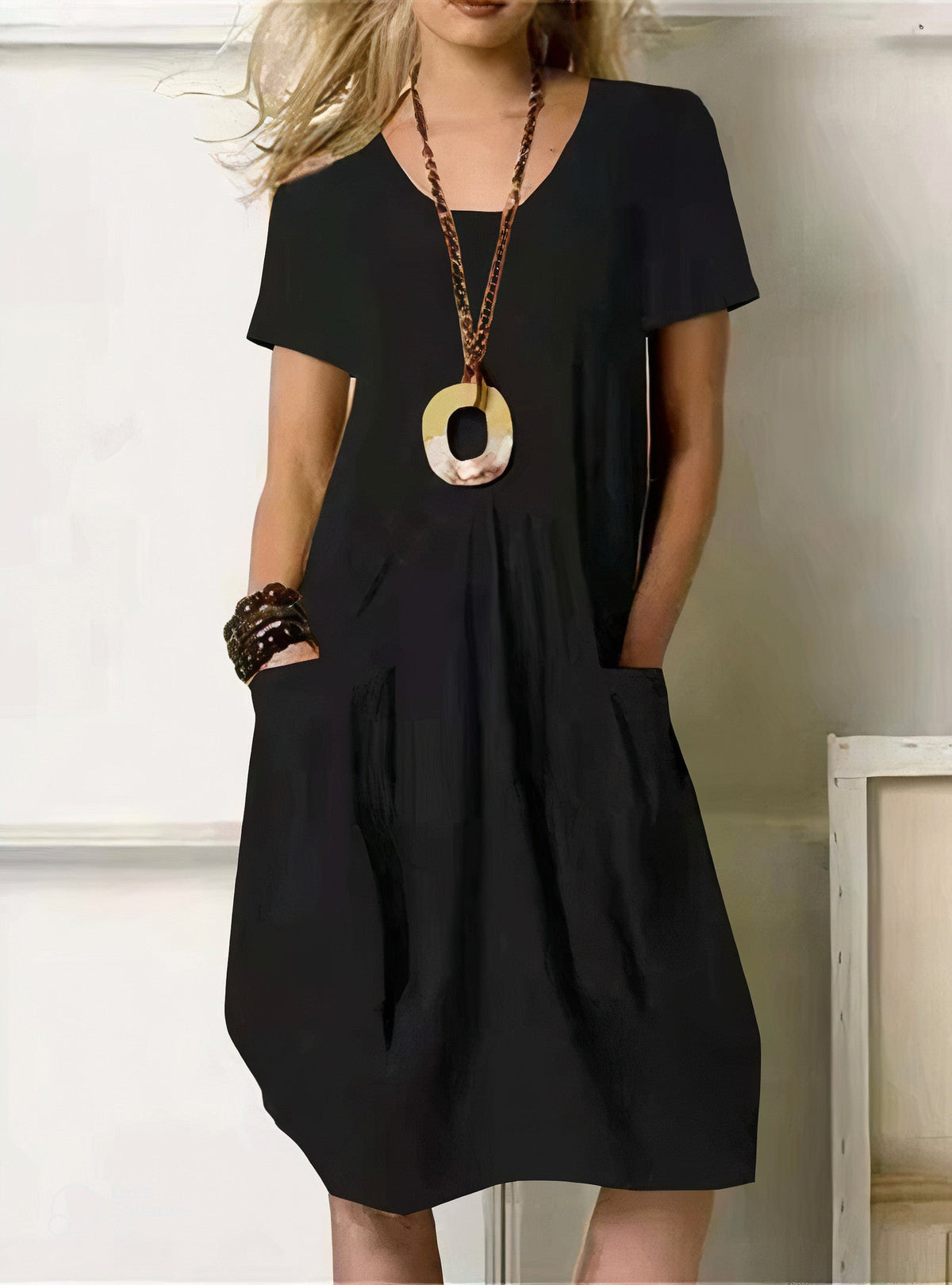 Elegant Comfort A-Line Dress