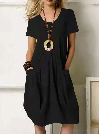 Elegant Comfort A-Line Dress