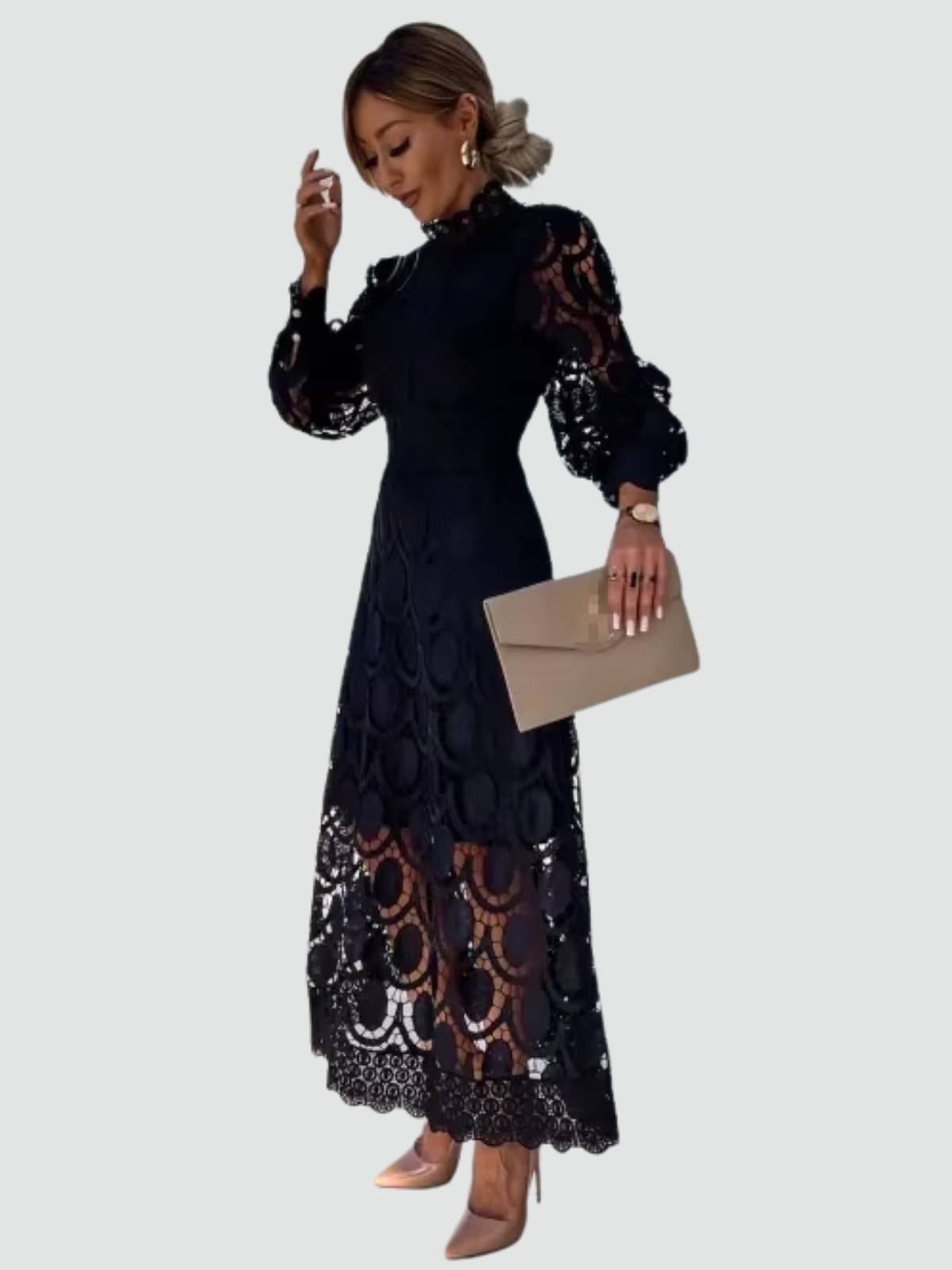 Timeless Lace Dress for Radiance