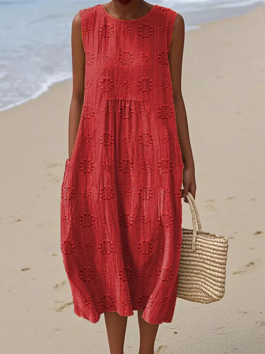 Elegant-Breeze Summer Dress