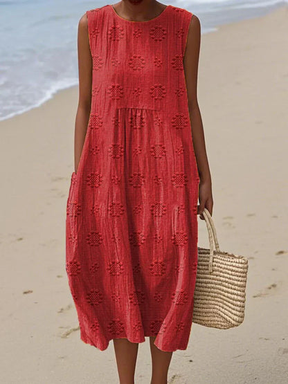 Elegant-Breeze Summer Dress