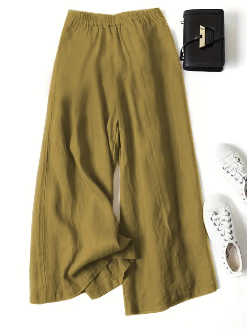 Easy-Care Viscose Trousers