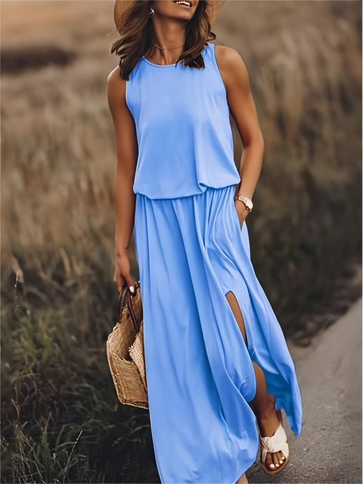 Eco-Soft Modal Maxi Dress