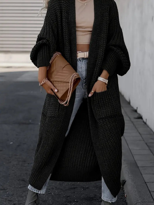 Figure-Flattering V-Neck Cardigan