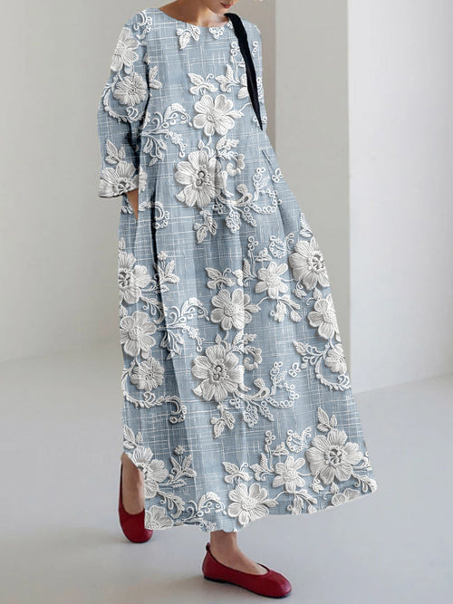 Romantic Floral Maxi for All-Day Comfort